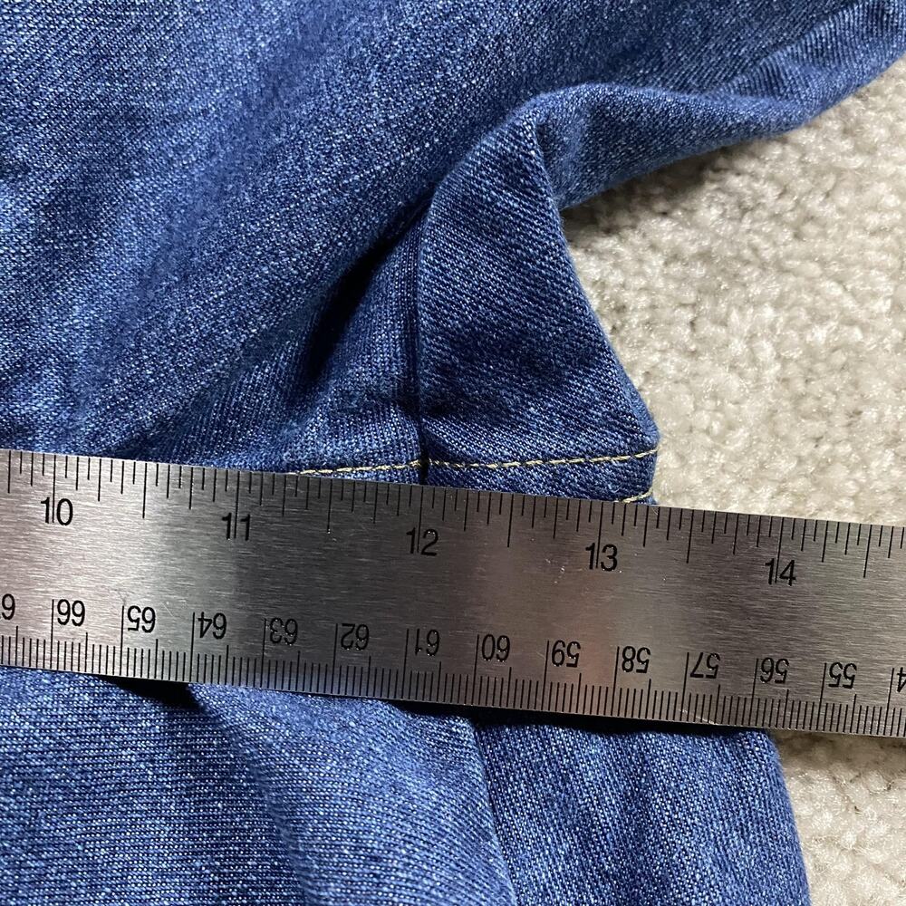 Ermenegildo Zegna Jeans Mens 36x32 Blue Regular Straight Leg Denim Made Italy - Picture 7 of 10